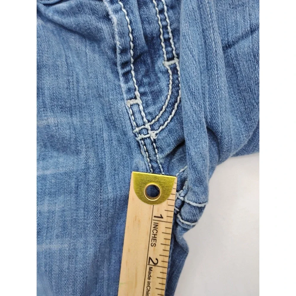 BKE Jeans Stella Bootcut Stretch Low Rise 27 R Thick Stitch Western Fits 30x31 - Picture 10 of 11